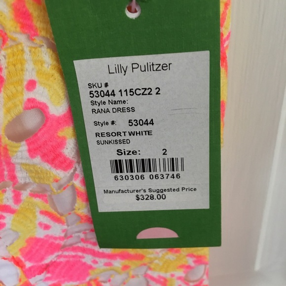 Lilly Pulitzer neon pink dress - Picture 5 of 5